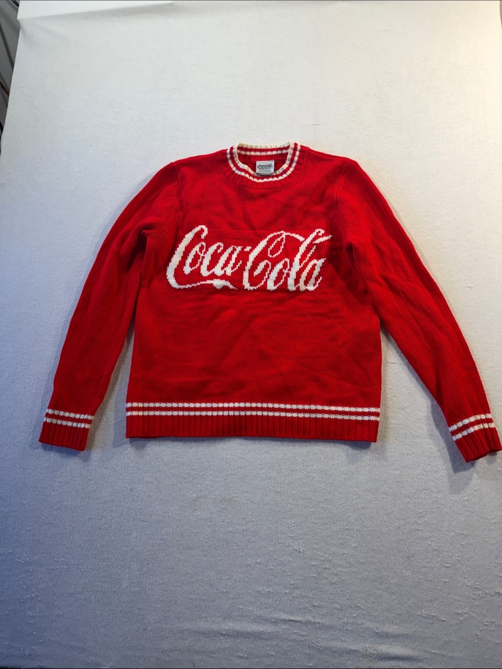 Official Coca Cola Red Logo Crewneck Sweater